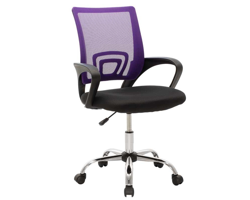 Офис стол Berto в лилав цвят - Работни столове