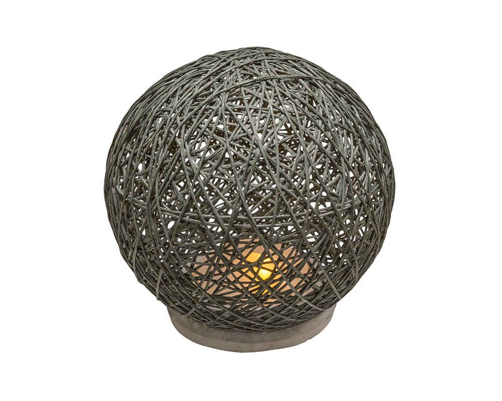 Настолна лампа Ball в тъмносив цвят - Нощни лампи