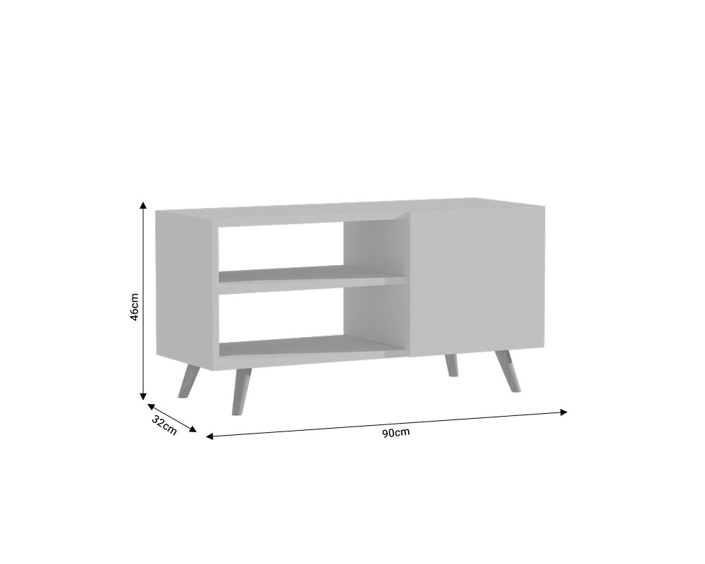 Тв шкаф 0480 от ПДЧ 120x40x41cm - ТВ Шкафове