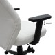 Manager office chair Benno pakoworld with PU in white colour - Manager office chair Benno pakoworld with PU in white colour -
