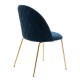 Трапезно кресло Рут в син цвят - Трапезни столове