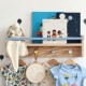 Hanger Dorian pakoworld natural-light blue 50x10x18cm - Hanger Dorian pakoworld natural-light blue 50x10x18cm -