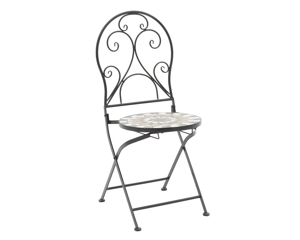 Комплект за трапезария Mosaic в черен цвят - Комплекти маси и столове