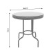 Garden table Paula pakoworld metal-pe rattan brown D60x60cm - Garden table Paula pakoworld metal-pe rattan brown D60x60cm -