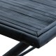 Badou pakoworld folding bamboo table black 150x80x77cm - Badou pakoworld folding bamboo table black 150x80x77cm -