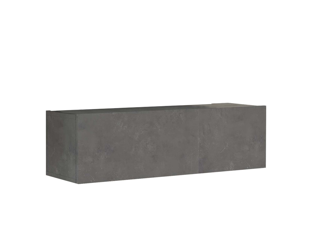 Тв шкаф 1755 от ПДЧ тъмно сив 100x31.5x29.6cm - ТВ Шкафове