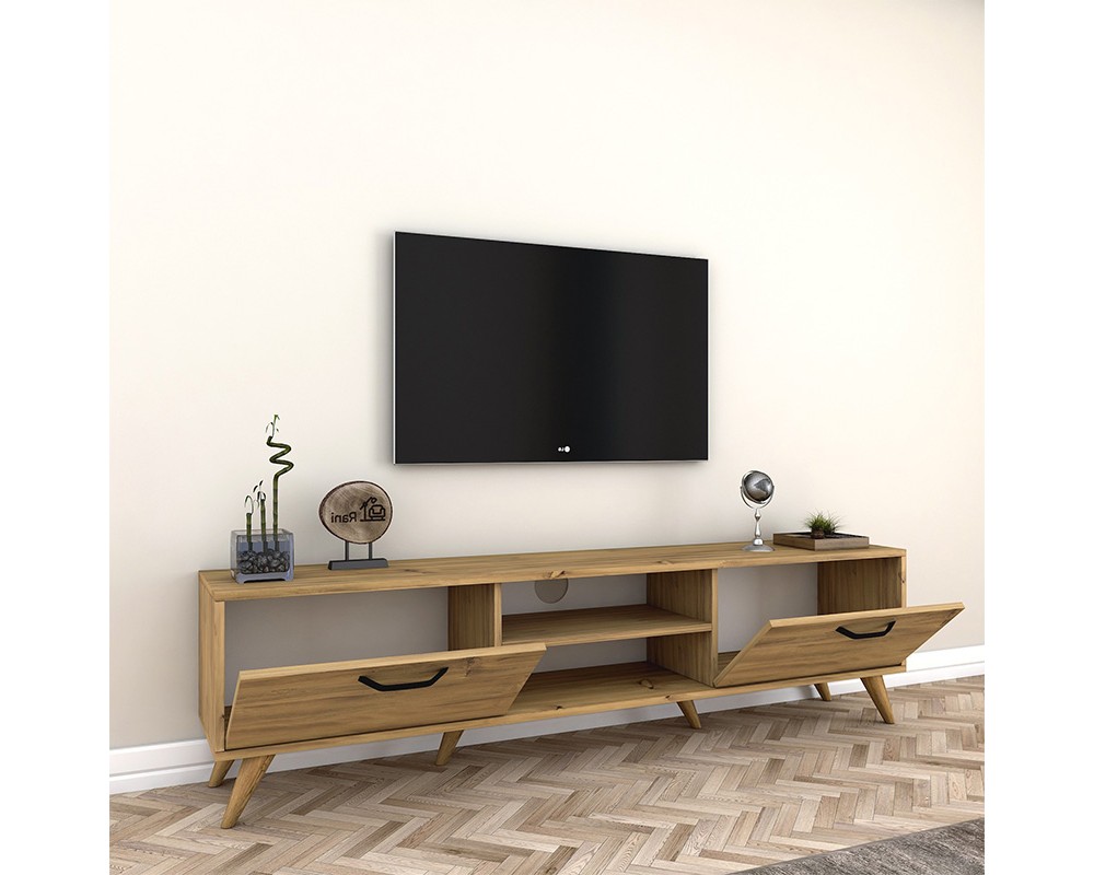 Тв шкаф 1802 от ПДЧ сонома 180x35x48,5cm - ТВ Шкафове