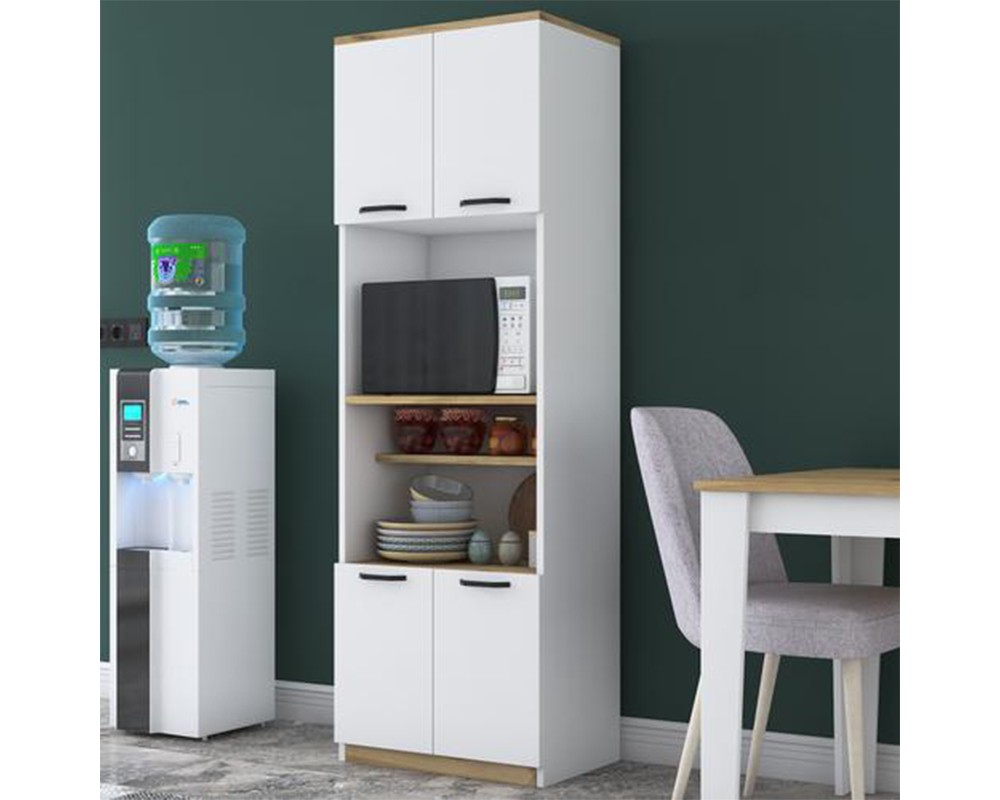 Rowan pakoworld white-walled floor shelf 60x42x182cm - Rowan pakoworld white-walled floor shelf 60x42x182cm -