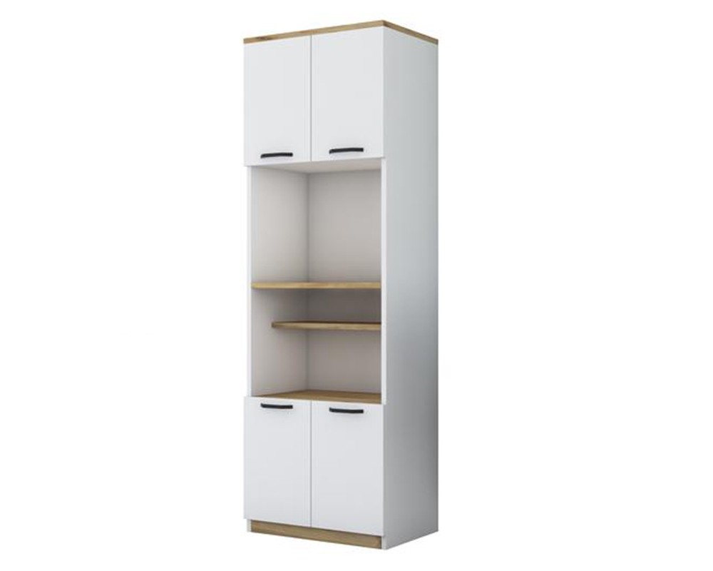 Rowan pakoworld white-walled floor shelf 60x42x182cm - Rowan pakoworld white-walled floor shelf 60x42x182cm -