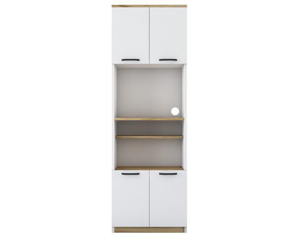 Rowan pakoworld white-walled floor shelf 60x42x182cm - Rowan pakoworld white-walled floor shelf 60x42x182cm -