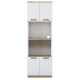 Rowan pakoworld white-walled floor shelf 60x42x182cm - Rowan pakoworld white-walled floor shelf 60x42x182cm -
