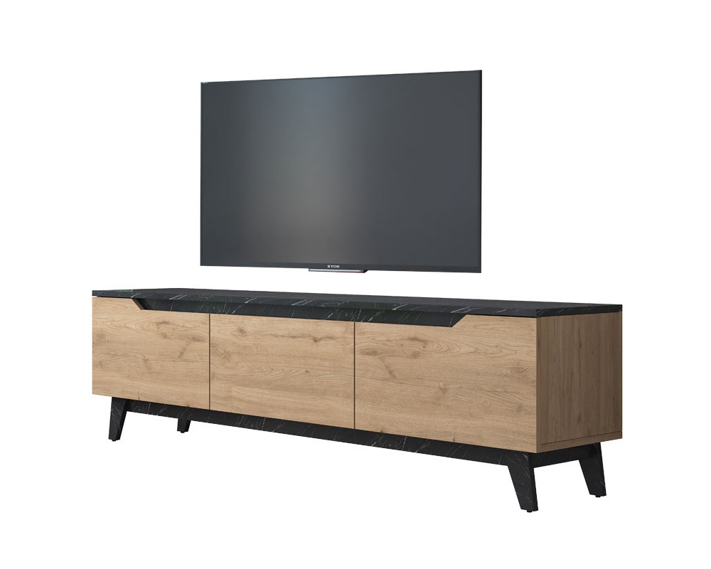 Тв шкаф 1839 от ПДЧ орех 180x35x48.3cm - ТВ Шкафове