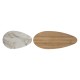 Coffee table Monty pakoworld oak-beige marble 116x46x46cm - Coffee table Monty pakoworld oak-beige marble 116x46x46cm -