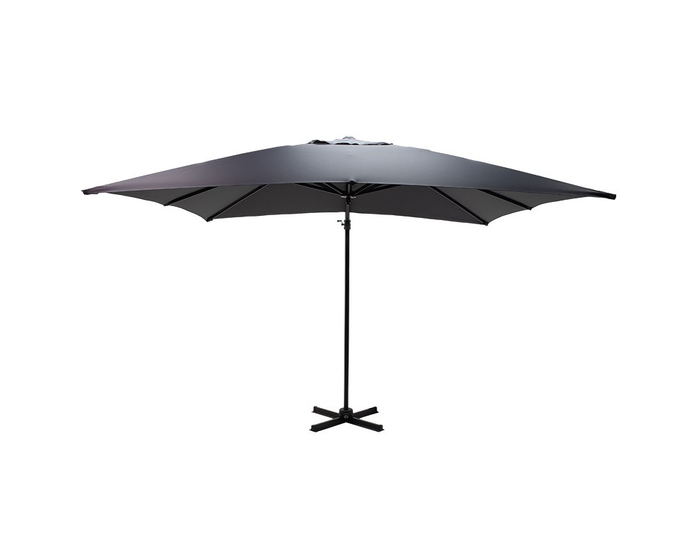 Garden hanging umbrella Raffaella pakoworld aluminum D3m anthracite - Garden hanging umbrella Raffaella pakoworld aluminum D3m anthracite -