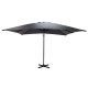 Garden hanging umbrella Raffaella pakoworld aluminum D3m anthracite - Garden hanging umbrella Raffaella pakoworld aluminum D3m anthracite -