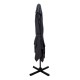 Garden hanging umbrella Raffaella pakoworld aluminum D3m anthracite - Garden hanging umbrella Raffaella pakoworld aluminum D3m anthracite -