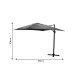 Garden hanging umbrella Raffaella pakoworld aluminum D3m anthracite - Garden hanging umbrella Raffaella pakoworld aluminum D3m anthracite -