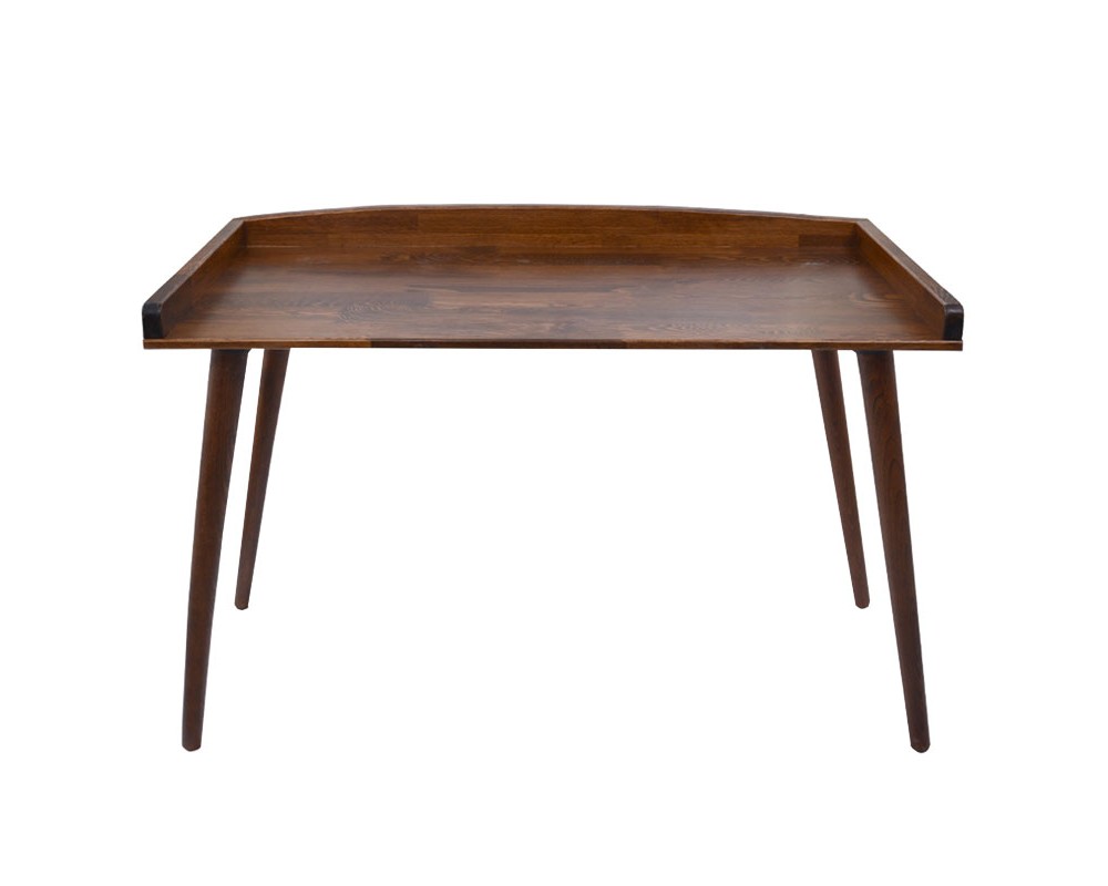 Office desk Brady  pakoworld natural pine wood walnut 119x59x75cm -