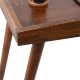 Office desk Brady  pakoworld natural pine wood walnut 119x59x75cm -