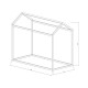 Children's bed Palace pakoworld pine wood natural color natural 70x140cm -