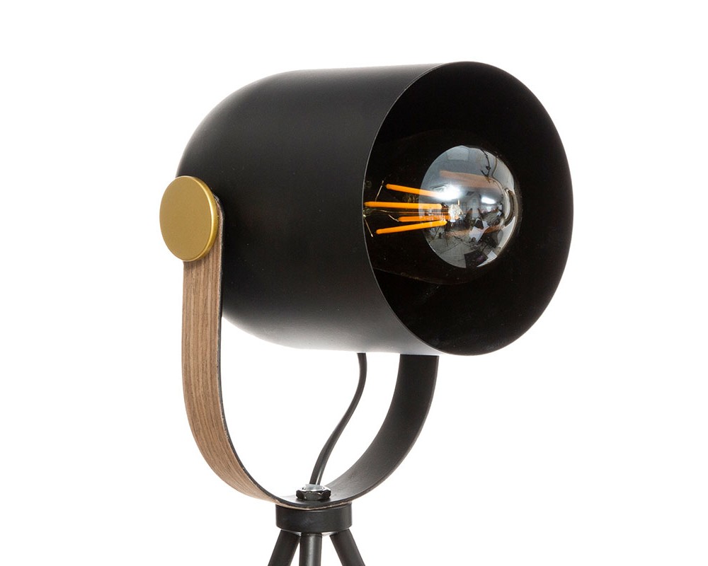 Нощна лампа Bil в черен цвят - Нощни лампи
