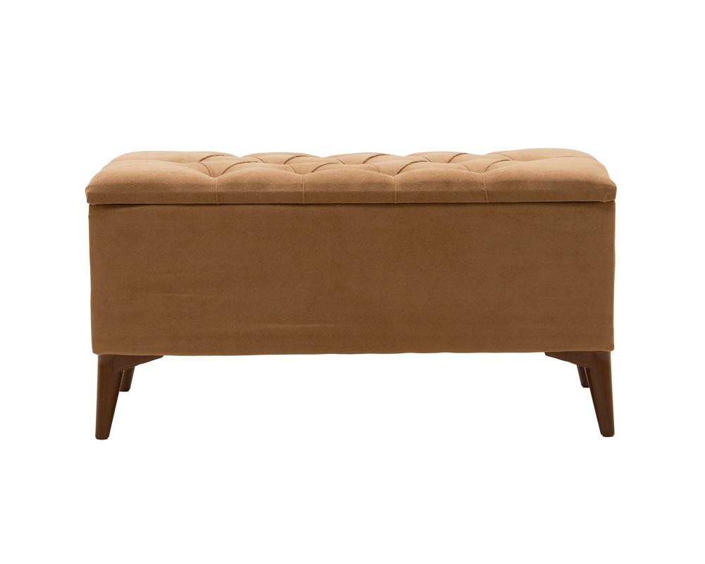 Stool-trunk Elone pakoworld mocha-walnut 90x40x44cm - Stool-trunk Elone pakoworld mocha-walnut 90x40x44cm -