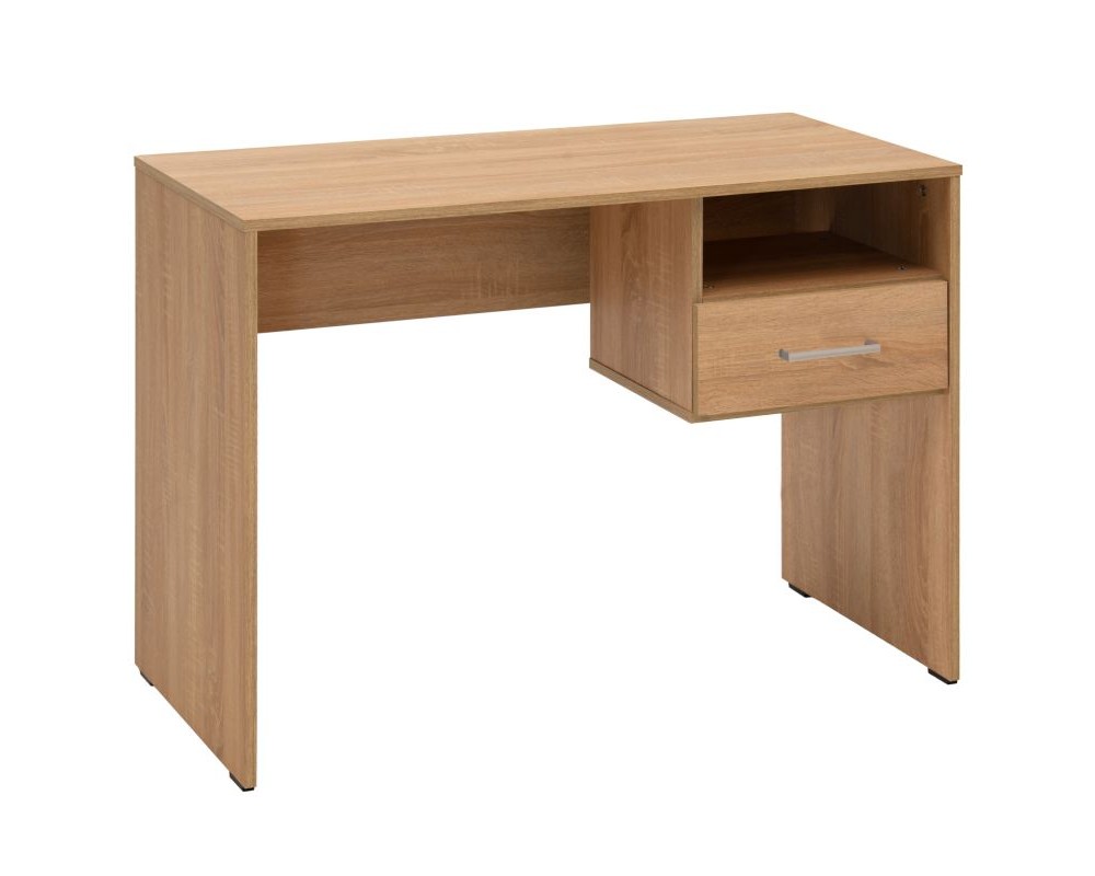 Work desk-chest of drawers Elise pakoworld sonoma 100x50x74cm - Work desk-chest of drawers Elise pakoworld sonoma 100x50x74cm -