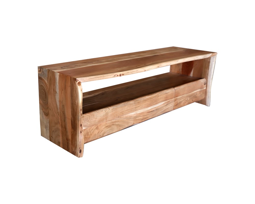 Тв шкаф 2410 от масивно дърво от акация 140x40x45cm - ТВ Шкафове