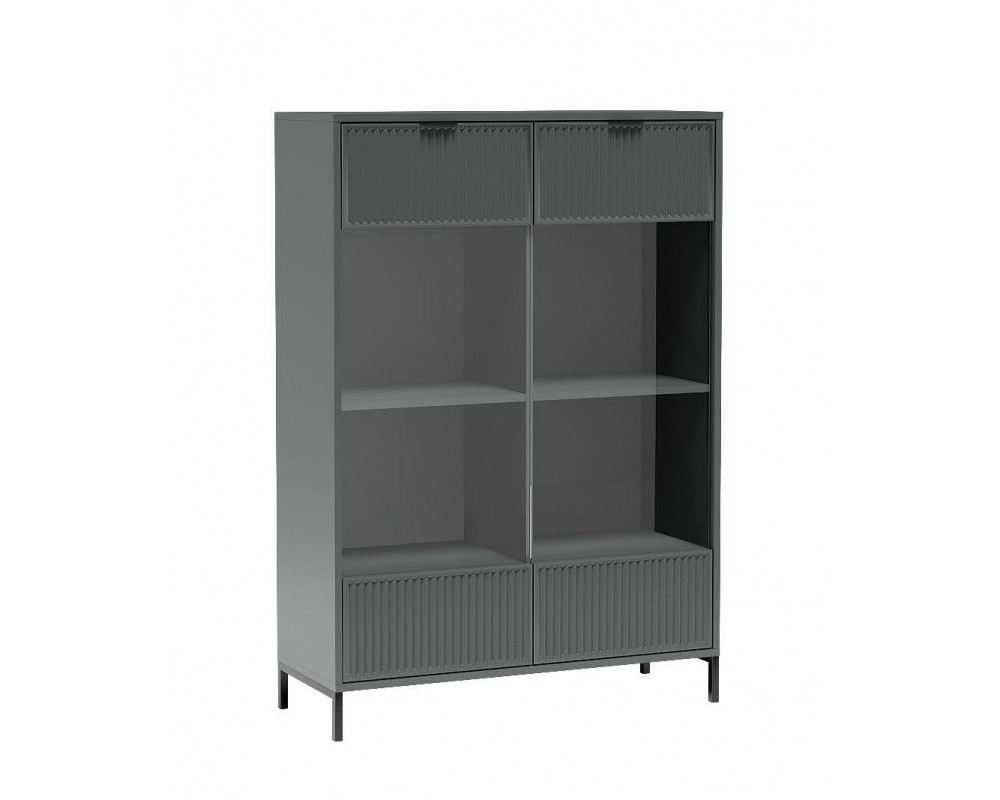 Витрина LinkaStyle LS-8 каменно зелено - Холни маси Витрина LinkaStyle LS-8 каменно зелено - Холни маси
